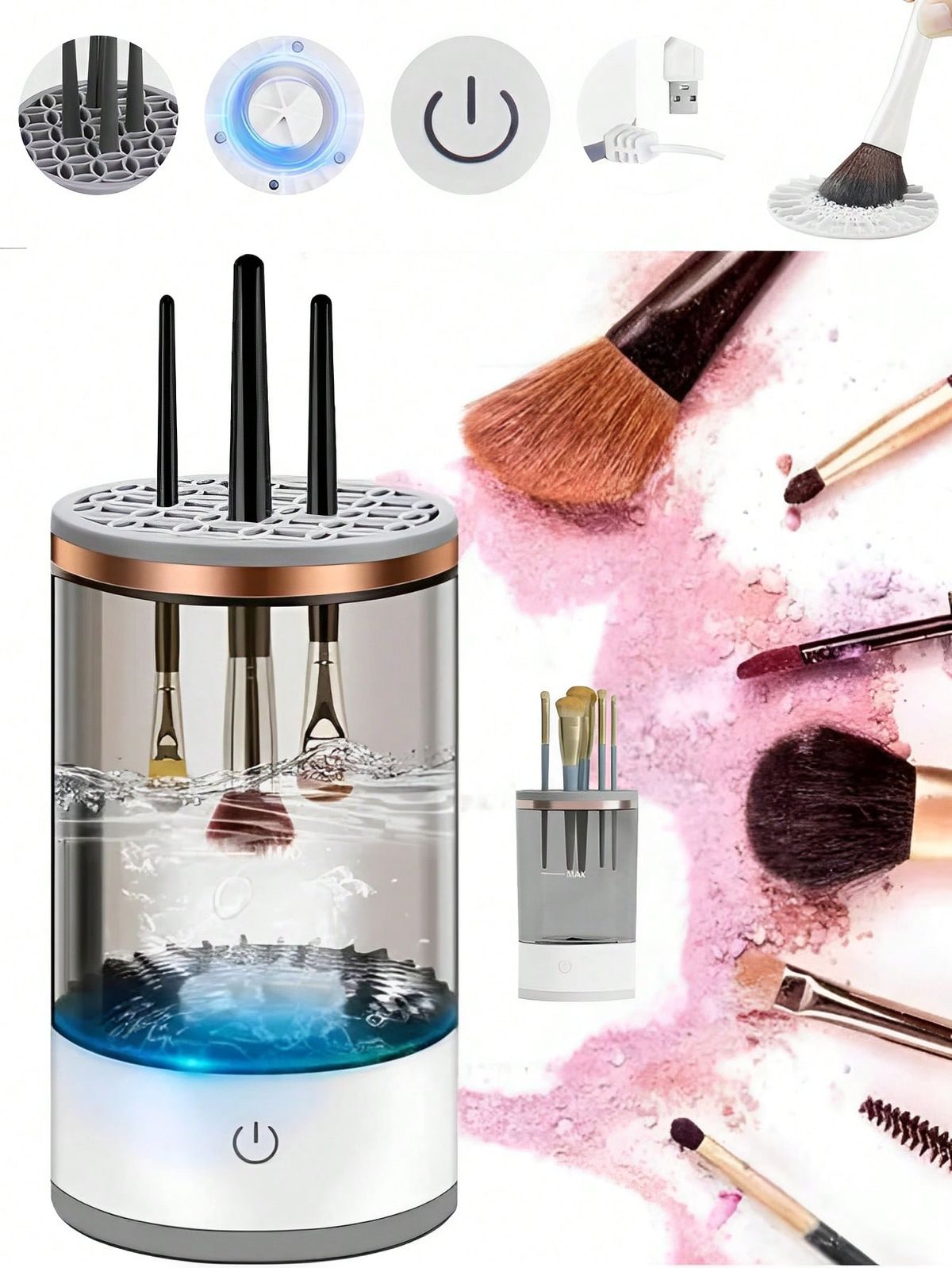 ⭐ Limpia brochas eléctrico + envió gratis⭐