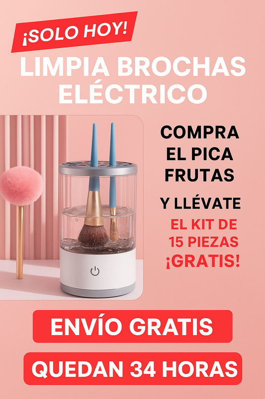 ⭐ Limpia brochas eléctrico + envió gratis⭐